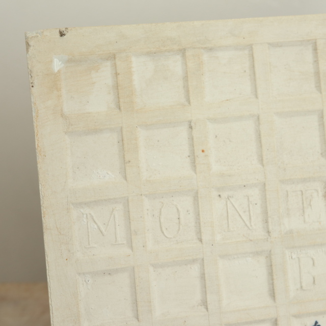 アンティーク タイル アイビー フランス クレイユモントロー製 Creil Montereau