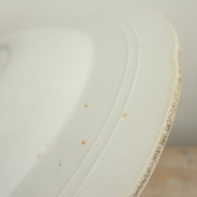 アンティーク プレート 深皿 レジャンス REGENCE フランス サンタマン製 SAINT AMAND HAMAGE NORD