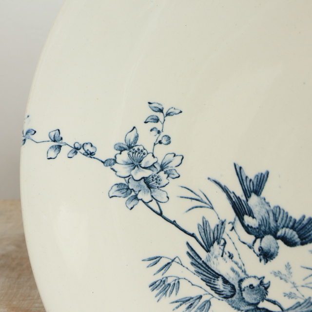 アンティーク コンポティエ 小鳥 MIGNON フランス ロンウィー製 LONGWY