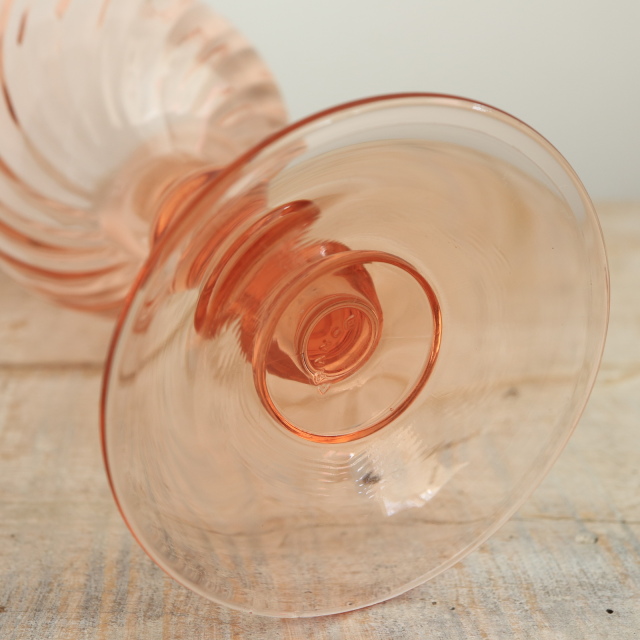 ヴィンテージ ロザリン ウォーターグラス フランス リュミナルク Rosaline Luminarc