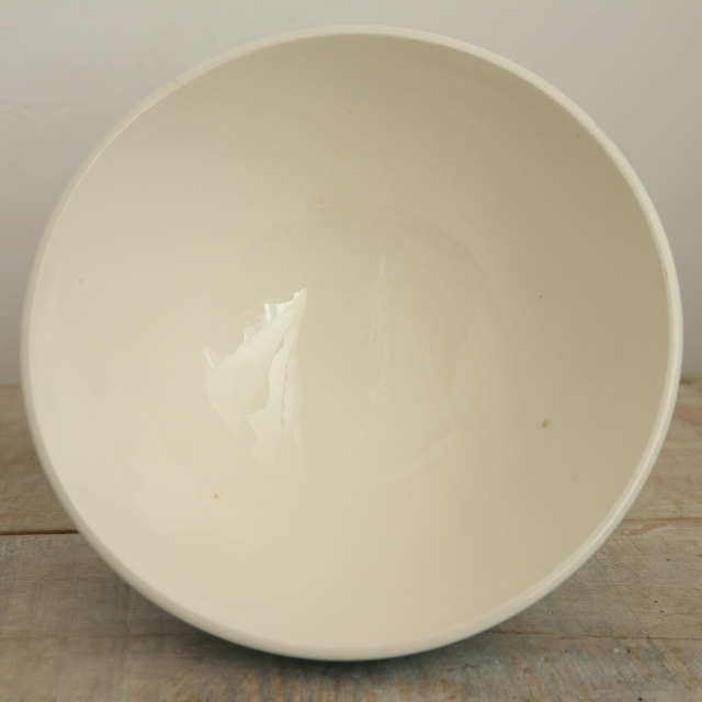 アンティーク カフェオレボウル ライトブルー フランス ディゴワン&サルグミンヌ製 DIGOIN & SARREGUEMINES