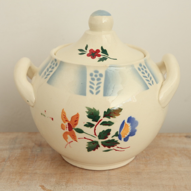 アンティーク シュクリエ CLAUDE フランス サルグミンヌ製 Sarreguemines