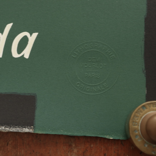 サヴィニャック オランジーナ リトグラフ ポスター Orangina SAVIGNAC