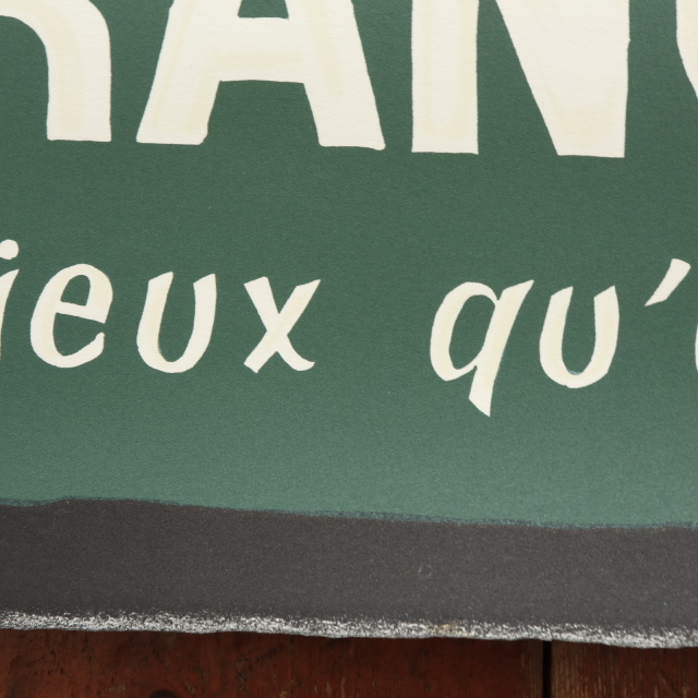 サヴィニャック オランジーナ リトグラフ ポスター Orangina SAVIGNAC