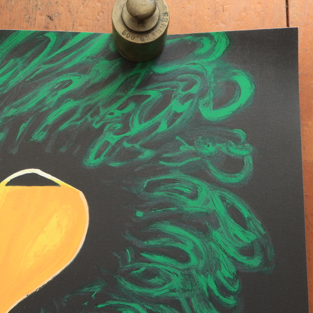 サヴィニャック オランジーナ リトグラフ ポスター Orangina SAVIGNAC