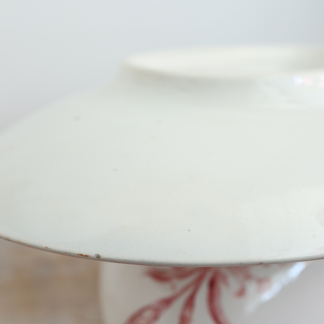 アンティーク ソーシエール フォンタンジュ フランス サルグミンヌ製 FONTANGES SARREGUEMINES