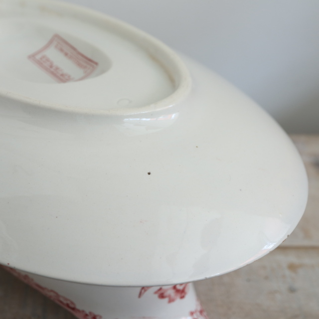 アンティーク ソーシエール フォンタンジュ フランス サルグミンヌ製 FONTANGES SARREGUEMINES