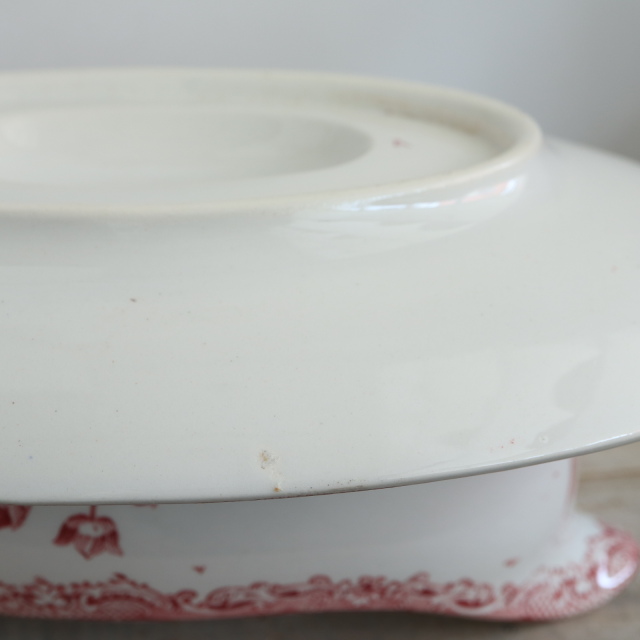 アンティーク ソーシエール フォンタンジュ フランス サルグミンヌ製 FONTANGES SARREGUEMINES