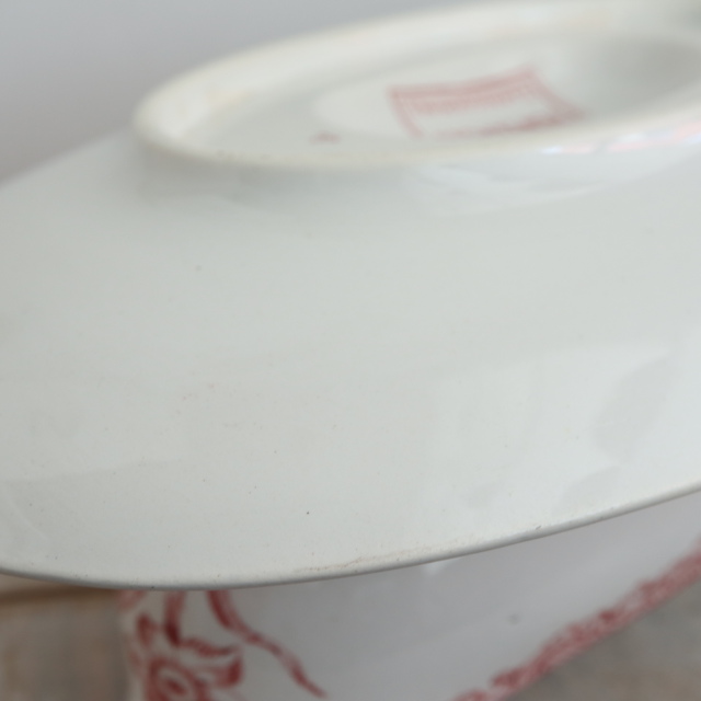 アンティーク ソーシエール フォンタンジュ フランス サルグミンヌ製 FONTANGES SARREGUEMINES