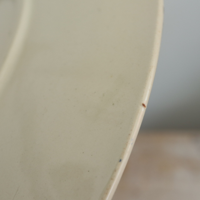 アンティークプレート ゼラニウム 皿 GERANIUM フランス サルグミンヌ製 U&C SARREGUEMINES