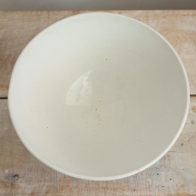 アンティーク カフェオレボウル 白鳥 スワン フランス リュネヴィル製 K&G LUNEVILLE