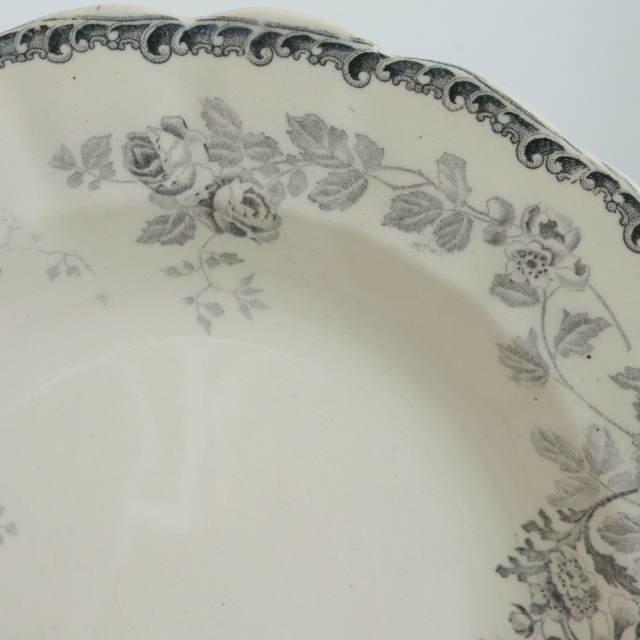 アンティーク プレート ナンテ NANTAIS 深皿 フランス ショワジールロワ製 CHOISY LE ROI