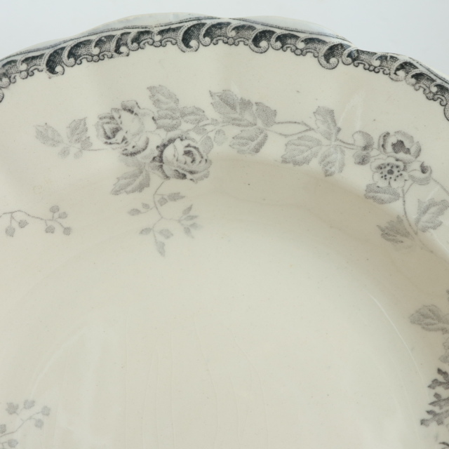 アンティーク プレート ナンテ NANTAIS 深皿 フランス ショワジールロワ製 CHOISY LE ROI