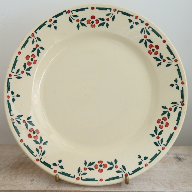 アンティーク プレート  デザート皿 フランス ショワジールロワ製 CHOISY LE ROI