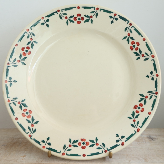 アンティーク プレート  デザート皿 フランス ショワジールロワ製 CHOISY LE ROI