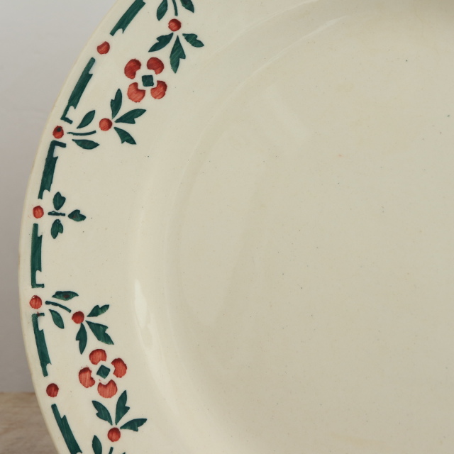 アンティーク プレート  デザート皿 フランス ショワジールロワ製 CHOISY LE ROI