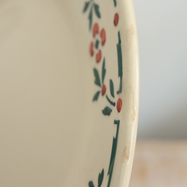 アンティーク プレート  デザート皿 フランス ショワジールロワ製 CHOISY LE ROI