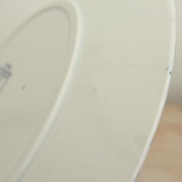 アンティークプレート デザート皿 VEGA フランス サルグミンヌ製 U&C SARREGUEMINES