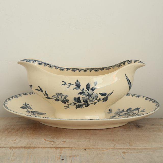 アンティーク ソーシエール ファヴォリ フランス サルグミンヌ製 FAVORI SARREGUEMINES