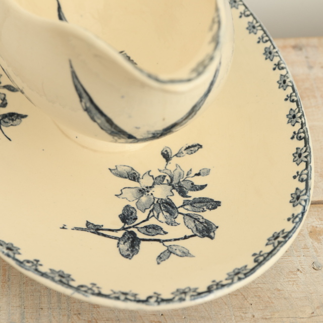 アンティーク ソーシエール ファヴォリ フランス サルグミンヌ製 FAVORI SARREGUEMINES