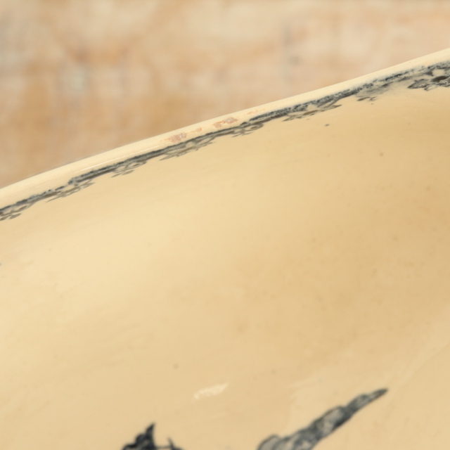 アンティーク ソーシエール ファヴォリ フランス サルグミンヌ製 FAVORI SARREGUEMINES