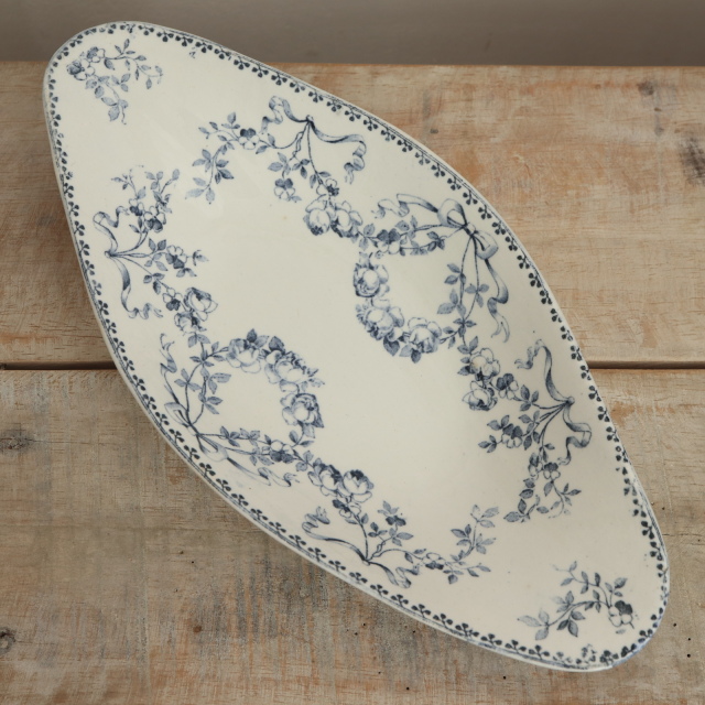 アンティーク ラヴィエ オーバル皿 モーツァルト フランス