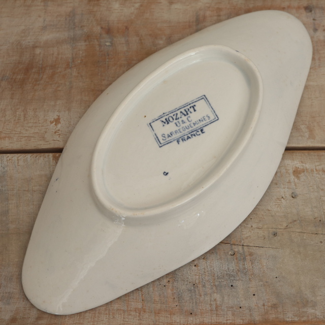 アンティーク ラヴィエ オーバル皿 モーツァルト フランス