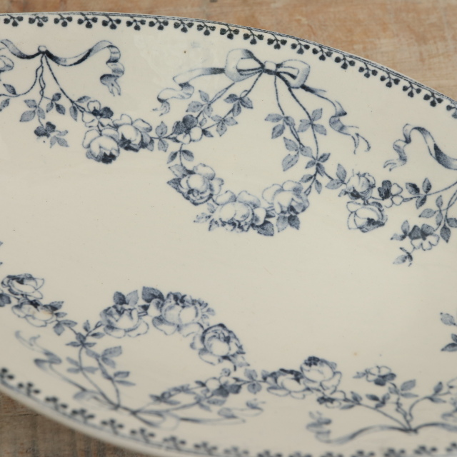 フランス アンティーク サルグミンヌ モーツァルト オーバル皿 アンティーク ラヴィエ オーバル皿 モーツァルト フランス