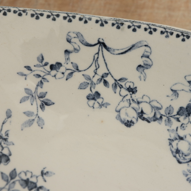 アンティーク ラヴィエ オーバル皿 モーツァルト フランス