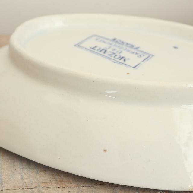 アンティーク ラヴィエ オーバル皿 モーツァルト フランス