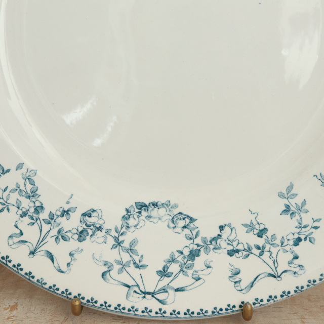 フランスアンティーク　サルグミンヌ　モーツァルト　MOZART ディナープレート アンティーク ディナープレート モーツァルト 大皿 MOZART フランス