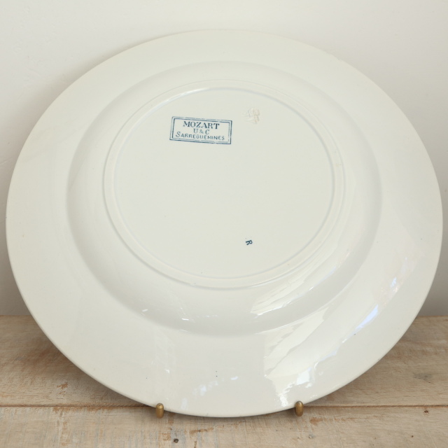 アンティーク ディナープレート モーツァルト 大皿 MOZART フランス