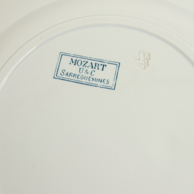 アンティーク ディナープレート モーツァルト 大皿 MOZART フランス