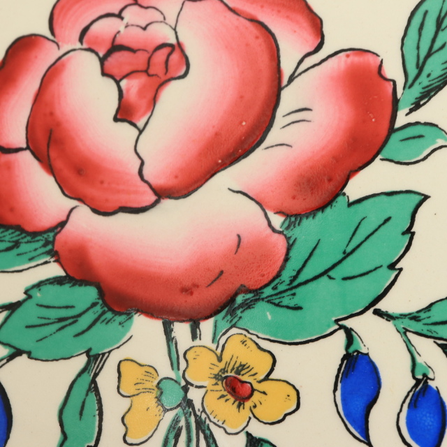 アンティーク プレート リクヴィール 皿 RIQUEWIHRフランス サルグミンヌ製 SARREGUEMINES