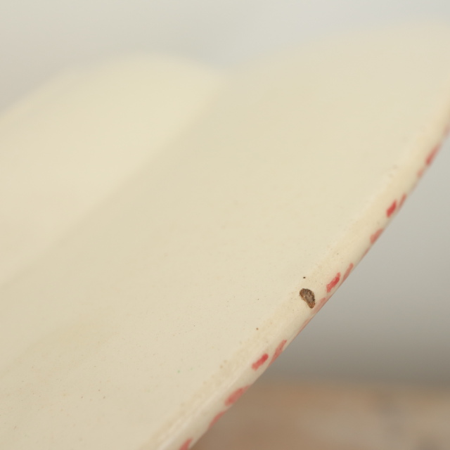 アンティーク プレート ハンドペイント 深皿 フランス ロンウィー製 LONGWY