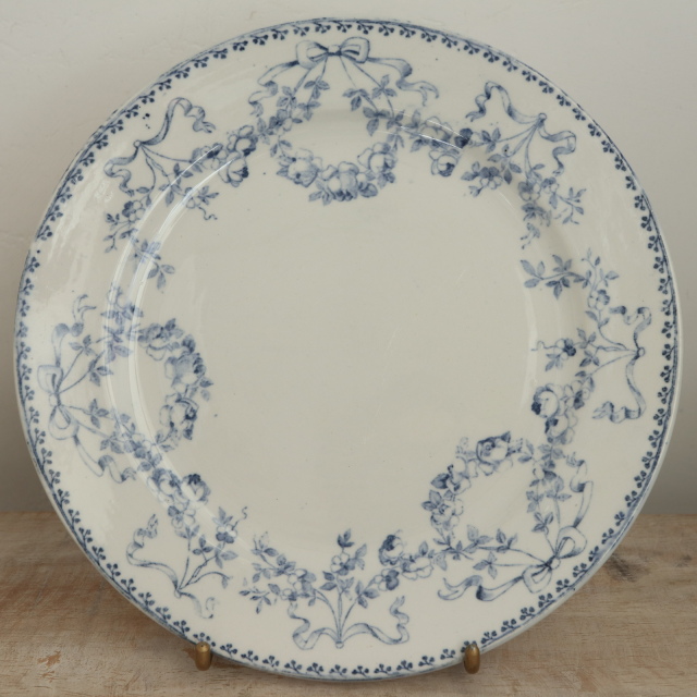 アンティークプレート デザート皿 モーツァルト MOZART フランス サルグミンヌ製 U&C SARREGUEMINES