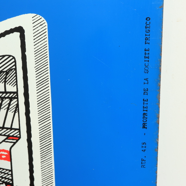 サヴィニャック ビンテージ看板 FRIGECO SAVIGNAC