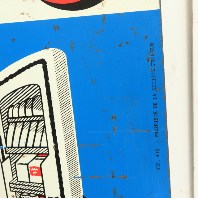 サヴィニャック ビンテージ看板 FRIGECO SAVIGNAC