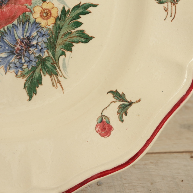 アンティーク プレート アグレスト 皿 フランス サルグミンヌ製