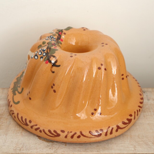 クグロフ型 コウノトリ ナチュラル 16cmサイズ アルザス地方 スフレンハイム焼き 陶器製