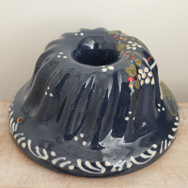 クグロフ型 コウノトリ ダークブルー 16cmサイズ アルザス地方