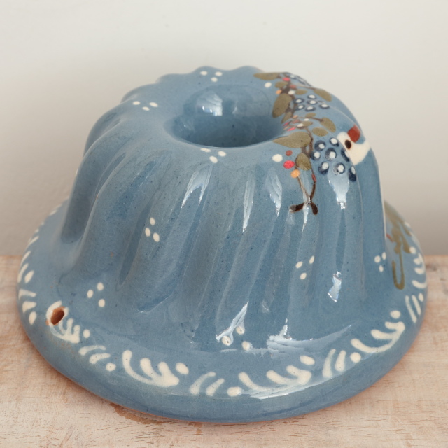 クグロフ型 コウノトリ ライトブルー 16cmサイズ アルザス地方