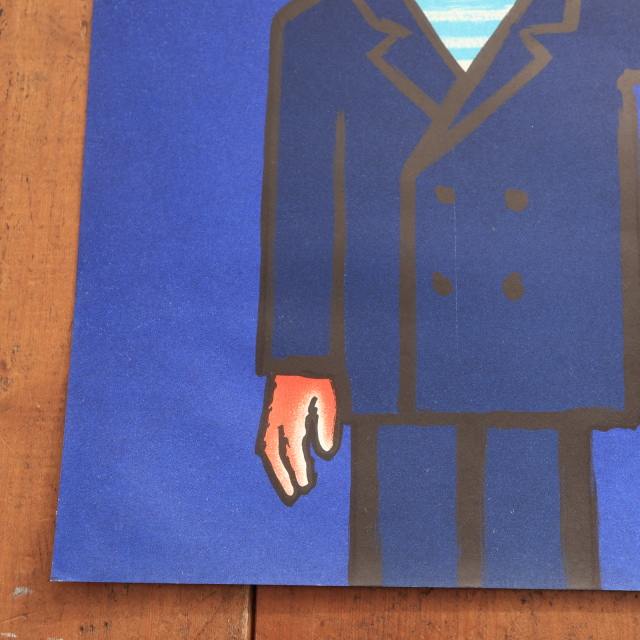 サヴィニャック オセアニック テレビ ヴィンテージポスター Savignac OCEANIC