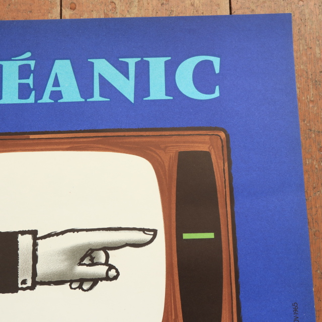 サヴィニャック オセアニック テレビ ヴィンテージポスター Savignac