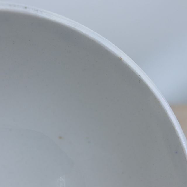 アンティーク カフェオレボウル ルルド スカラップ SOUVENIR DE LOURDES フランス ディゴワン製 Digoin