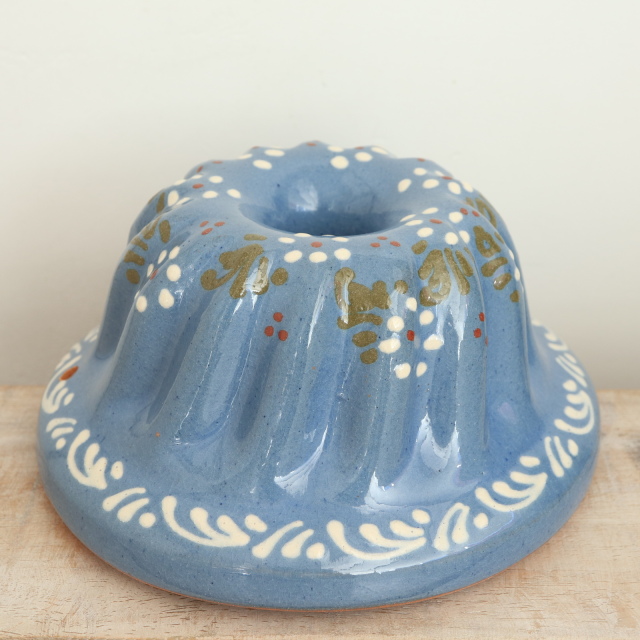 クグロフ型 小花 ライトブルー 16cmサイズ アルザス地方