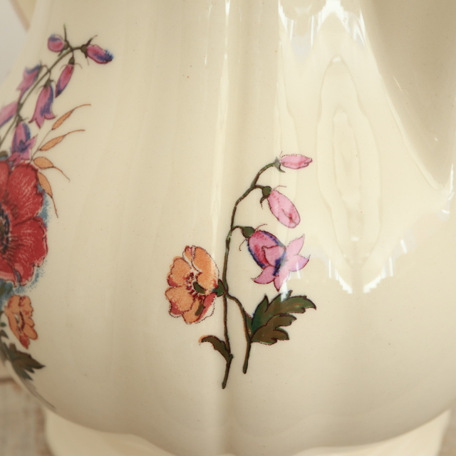 アンティーク ティーポット アグレスト フランス サルグミンヌ製 Agreste SARREGUEMINES