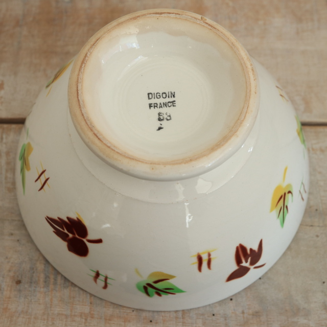 アンティーク カフェオレボウル アイビー SIROCCO フランス ディゴワン