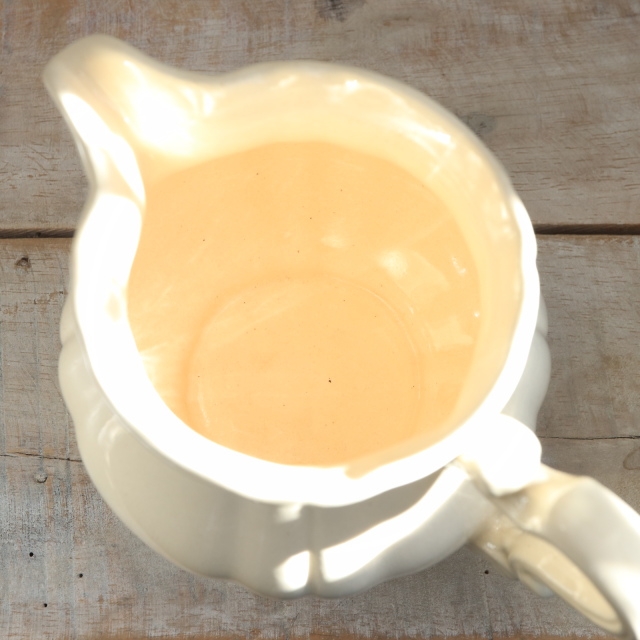 アンティーク クレミエ 花リム ミルクピッチャー Ivoire フランス