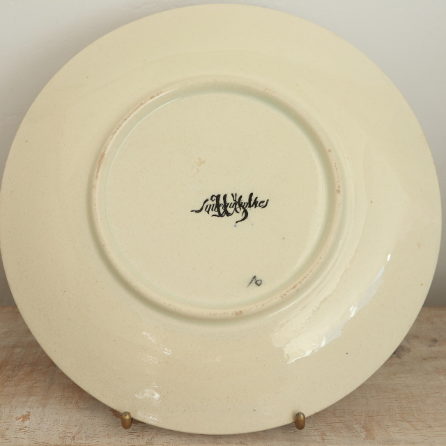 アンティークプレート Froment Richard 樽職人 Le Tonnelier フランス サルグミンヌ製 U&C SARREGUEMINES